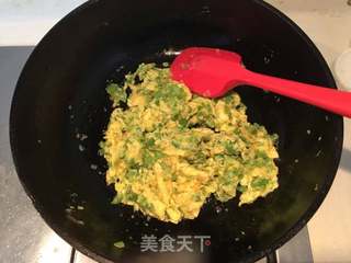 青椒炒鸡蛋的做法步骤:7
