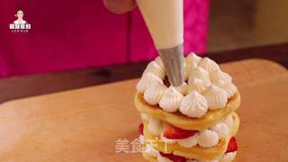 草莓蛋糕的做法步骤:18