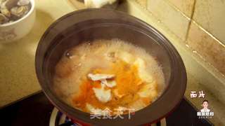 辣白菜面片汤的做法步骤:12