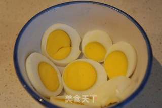麻将菠菜拌鸡蛋的做法步骤:6