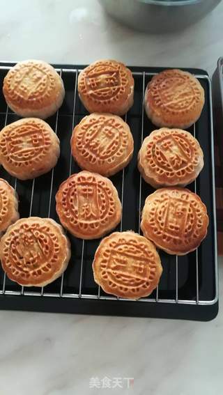 五仁月饼的做法步骤:14