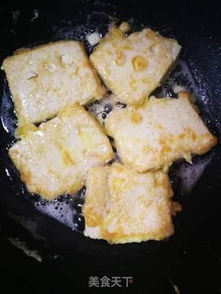 锅塌豆腐～冬季里的暖心菜的做法步骤：3