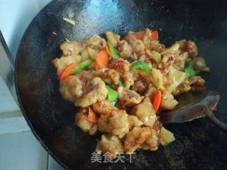 菠萝咕咾肉的做法步骤:16