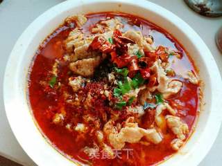 水煮肉片的做法步骤:25