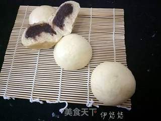 御寒美食一一玉米面桂花豆沙包的做法步骤:12