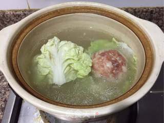 清炖狮子头的做法步骤:7
