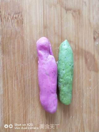 彩色煎饺的做法步骤:2