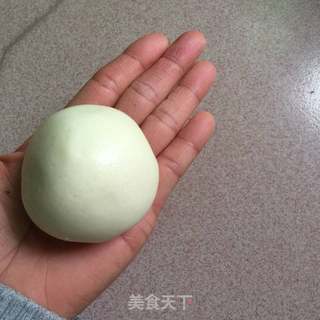 熊猫豆沙包的做法步骤:9