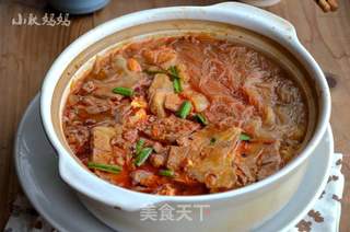 牛肉粉丝砂锅的做法步骤:9