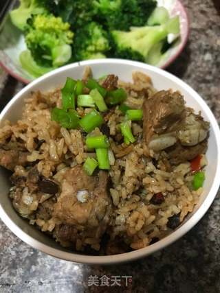 电饭煲豉汁排骨饭的做法步骤：7