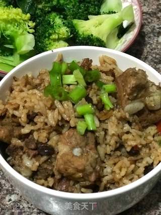 电饭煲豉汁排骨饭的做法步骤:8