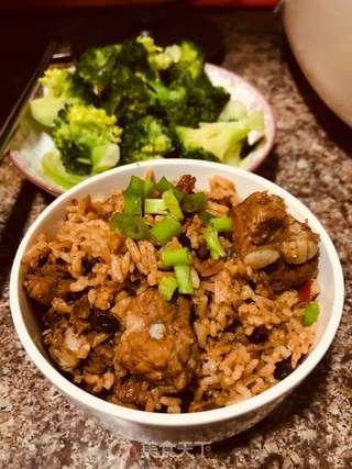电饭煲豉汁排骨饭的做法步骤:10