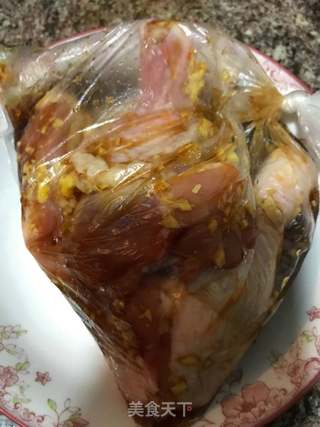 锡纸烤鸡腿的做法步骤:2
