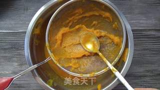 南瓜布丁的做法步骤:4