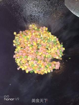蛋炒饭的做法步骤:2