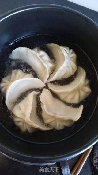 鸡蛋煎饺的做法步骤:5