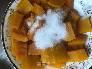 南瓜馒头的做法步骤:2