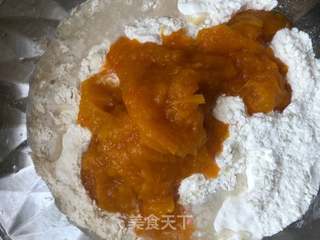 南瓜馒头的做法步骤:4