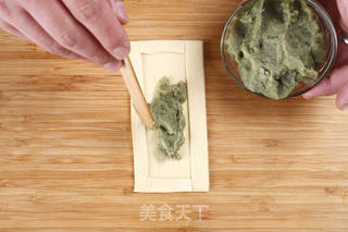 清甜绿豆派的做法步骤:2