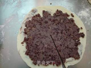 发面豆沙千层饼的做法步骤:7