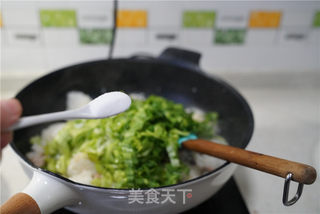 芥菜腊味炒饭的做法步骤:6
