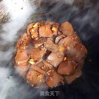 红烧鸭血的做法步骤:10