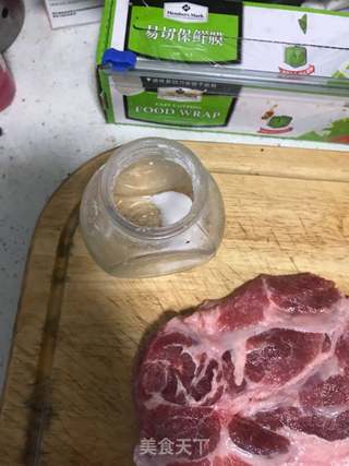 香烤梅花肉的做法步骤:2