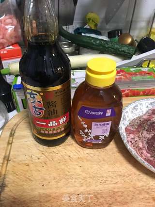 香烤梅花肉的做法步骤:5