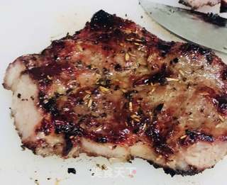 香烤梅花肉的做法步骤:10