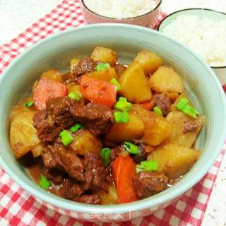 #御寒美食#牛肉炖土豆的做法步骤:10