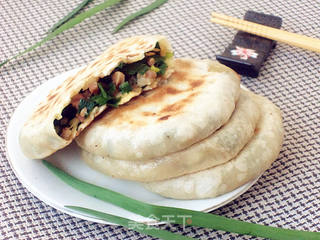 酱肉韭菜馅饼的做法步骤:9