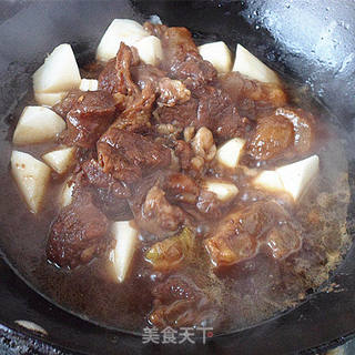 #御寒美食#筋头巴脑烩山药的做法步骤:11
