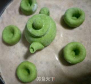 仿真翡翠茶壶馒头的做法步骤:5