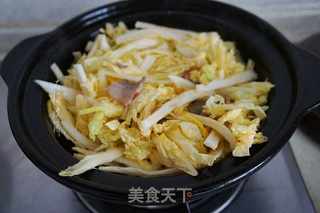 白菜猪肉炖宽粉的做法步骤:6