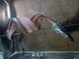 泰式鸡酱带鱼卷的做法步骤:4