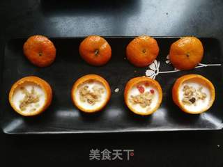 酸奶桔盏的做法步骤:9