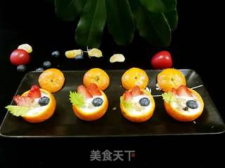 酸奶桔盏的做法步骤:11