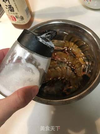 蒜香烤虾的做法步骤:6