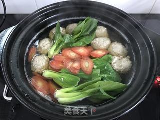 荸荠肉丸汤的做法步骤：12