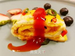 鸡蛋美食:黄金蛋卷的做法步骤:12