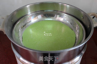 广式早餐,菠菜斋肠粉的做法步骤:5