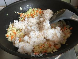 鹅肝酱蛋炒饭#鸡蛋美食#的做法步骤：8