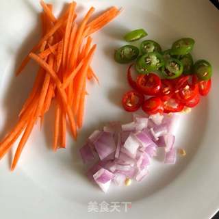韩国泡菜炒年糕的做法步骤:2