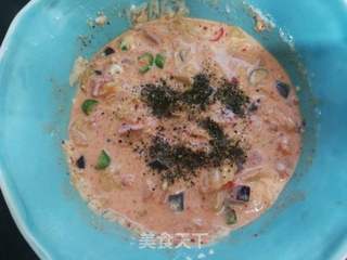 马苏里拉泡菜饼的做法步骤:7