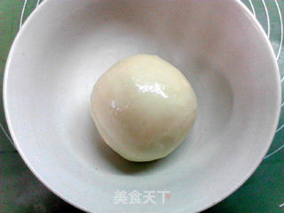 椰子油火龙果果酱土司的做法步骤:5