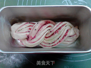 椰子油火龙果果酱土司的做法步骤:17