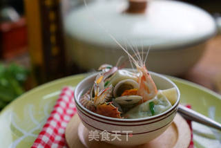 海鲜鸡蛋汤饺的做法步骤:13