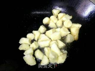糖霜山药的做法步骤:4