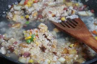 腊肉土豆香菇饭的做法步骤:11