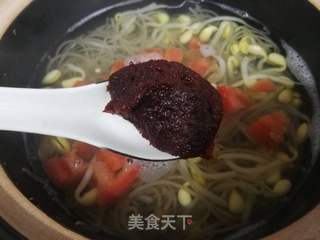 韩式辣白菜豆腐汤的做法步骤:7